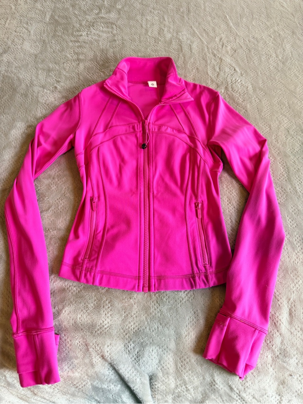 lululemon athletica Hot Pink Zip-Up Utility Jacket